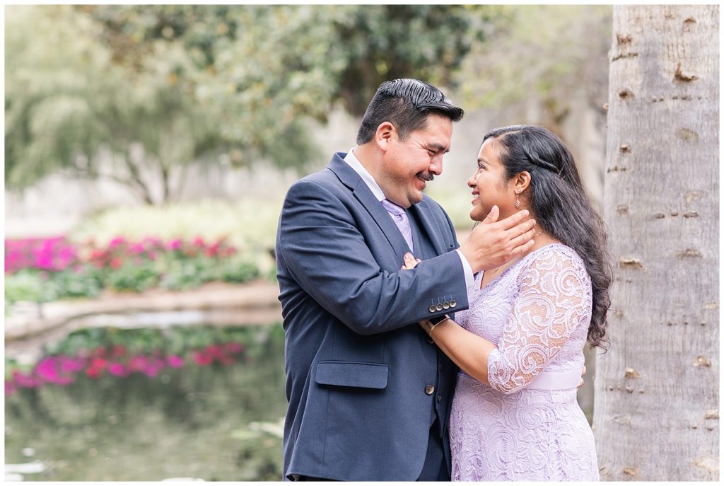 Engagement Session at the Botanical Gardens in San Antonio Texas
